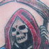 tattoo galleries/ - grim reaper with confederate flag